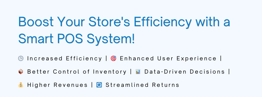 Benefits of a POS system for clothing store